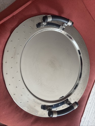 Alessi serviertablett rund - serviertablett, 48